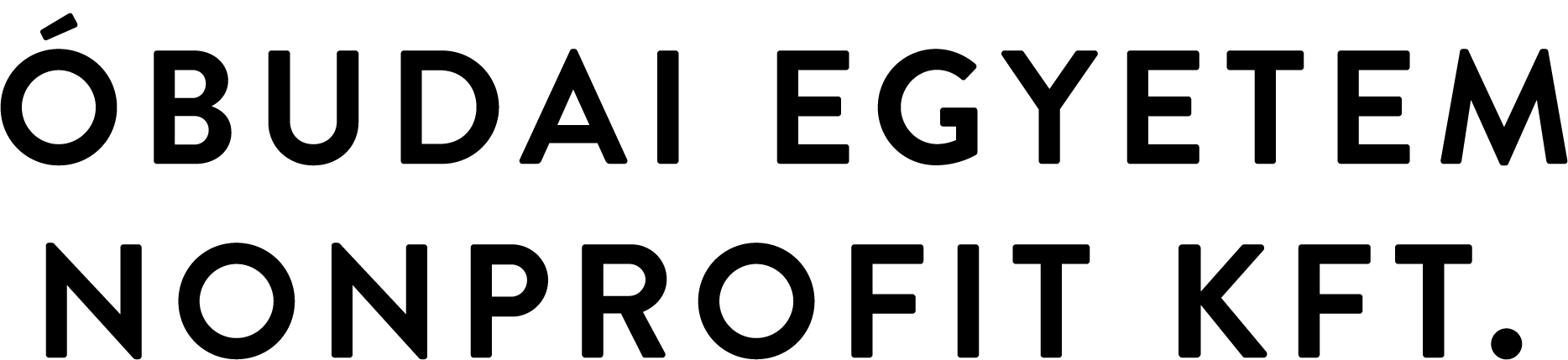 Óbudai Egyetem Nonprofit logo